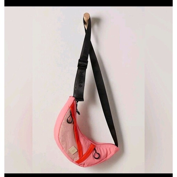 Free People Handbags - FP Movement by Free People Pink Nothin But Net Sling Belt Bag Crossbody Purse